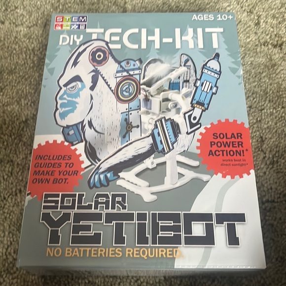 DIY Tech Kit solar yeti bot no batteries required. Ages 10+ STEM - Picture 1 of 7